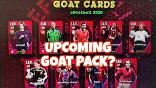 EFOOTBALL UPCOMING GOAT EPICS amp PLAYERS LEAKS 🥳 EFOOTBALL MONDAY EPICS amp THURSDAY UPDATES [upl. by Soloman738]