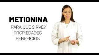 l metionina metionina para que sirve metionina propiedades y beneficios [upl. by Akemrej]