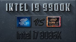 Intel i9 9900K vs i7 8086K Benchmarks  Test Review  Comparison  Gaming  10 Tests [upl. by Rossy]