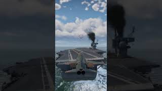 F5C carrier landing  war thunder [upl. by Nellir308]