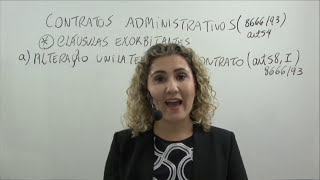 Cláusulas Exorbitantes em Contratos Administrativos Alterações Unilaterais e Limites Percentuais [upl. by Avilla810]