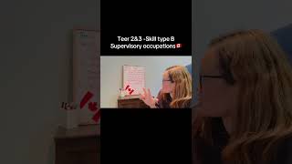 Teer 2amp3 Skill type BSupervisory Occupations canada pinoyofwbuhayofw philippines 🇨🇦🇵🇭 [upl. by Ntisuj]