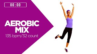 60Minute Aerobic Mix 2024 135 bpm32 count [upl. by Pepillo]