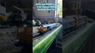 66731 and 70005 service from hinksey SDGS to Eastleigh East Yard [upl. by Asum43]