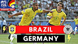 Brazil vs Germany 32 All Goals amp Highlights  2005 FIFA Confederations Cup [upl. by Stortz]