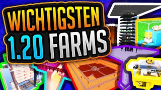 🏠 DIE 10 WICHTIGSTEN 120 FARMS IN MINECRAFT ✨ ErikOnHisPeriod [upl. by Trevah]