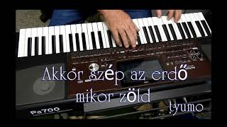 Akkor szép az erdőmikor zöld tyumo Musik2023Korg PA 700 [upl. by Starling512]