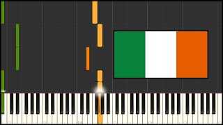 Ireland National Anthem  Amhrán na bhFiann Piano Tutorial [upl. by Naujej923]