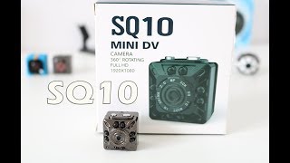 SQ10 Mini Camera Review  Sample Footage Night Vision [upl. by Eilyah579]