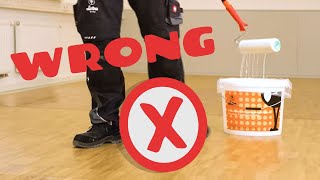 How To Apply Water Based Floor Finish  Loba Life Satin  Ask Questions amp Post Comments Ep57 [upl. by Llerdna]