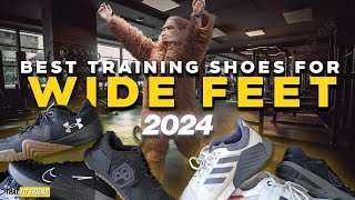 7 BEST TRAINING SHOES FOR WIDE FEET 2024 Update [upl. by Oicelem]