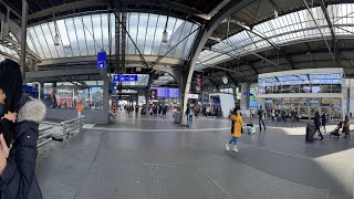 We Arrive at Zurich SwitzerlandTrain Station MainZurichHauptbahnhofZug🇨🇭🇨🇭🇨🇭 [upl. by Aicilev]