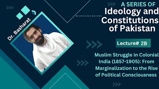 Lecture2 BIdeologyampConstitutions of Pakistan Muslims Struggle in Colonial India 18571905 [upl. by Innob]