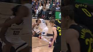 Ja Morant TOUGH gamesealing lefty lay 😮‍💨🫴 [upl. by Yelsehc672]