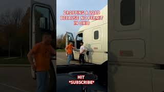 Bootlegging in Ohio No thanks truckdriver trucking oversizeload heavyhaul shorts subscribe [upl. by Lombard]