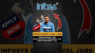 Infosys entry level jobs infosys jobsarch hiring freshers jobs [upl. by Niboc]