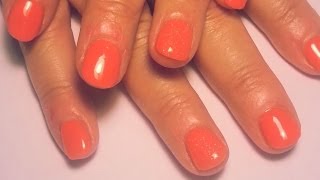 Recouvrement complet en gel sur ongles naturels [upl. by Ilil]