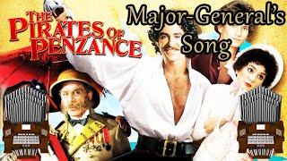 MajorGenerals Song The Pirates of Penzance Organ Cover BMC Request [upl. by Neda]