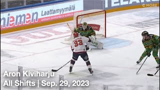 Aron Kiviharju IFK33  All Shifts  HIFK vs Ilves Liiga  09 29 2023 [upl. by Moran]