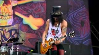 Guns N Roses Slash  Sweet Child O Mine   Glastonbury Live Concert 2010flv [upl. by Jeffrey]