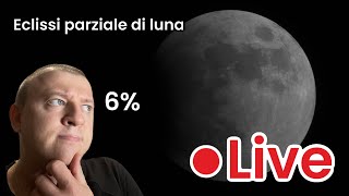 Osserviamo leclissi lunare parziale in diretta [upl. by Sakram786]