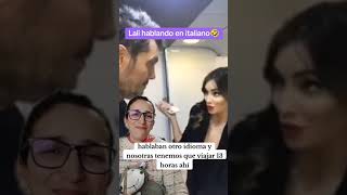 LALI hablando italiano de una manera BASTANTE PECULIAR [upl. by Ymrots]