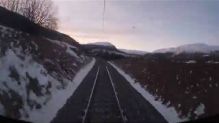 Drivers Eye View Oppdal to Dombås in December [upl. by Pesek]