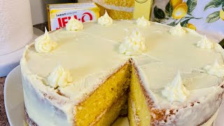 HOW TO MAKE A DELICIOUS LEMON CAKE USING Duncan Hines Mix Cake Hack Easy amp Tasty [upl. by Aila]