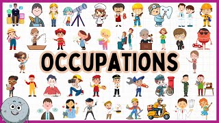 40 Occupations Name for Kids  Discover Jobs Career Name for Children [upl. by Lagiba]