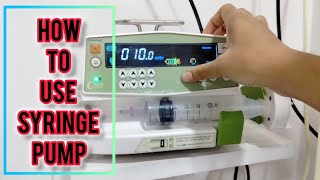 How To Set Syringe Pump  How To Use Syringe Pump  Syringe Pump Kaise Lagaye  Newborn  Nicu [upl. by Nanis89]