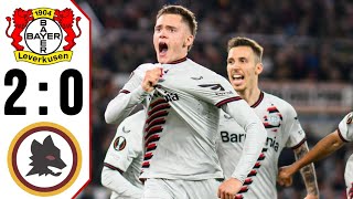 Bayer Leverkusen vs Roma 20 HIGHLIGHTS SEMIFINAL Europa League 2024 [upl. by Stannwood21]