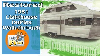 Restored 1951 Double Decker Lighthouse Duplex walkthrough [upl. by Chara659]