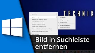 Windows Suchleiste Bild entfernen ✅ Tutorial [upl. by Cave]