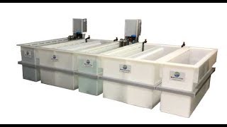 Alodine chem film chromate conversion equipment tank line [upl. by Wurster]