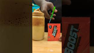 🍹☕Cappuccino with boost 🇮🇳Flavour song food asmr boost trending pushpa2 [upl. by Mada]