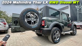 Mahindra Thar LX Hard Top Diesel MT RWD  Mahindra Thar 4x2  Thar RWD Deep Forest [upl. by Aimehs]