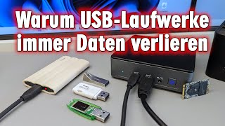 Immer Probleme mit USBLaufwerken  Sicherheitshinweis bei Datenverlust  USB Stick Festplatte SSD [upl. by Eiralc]