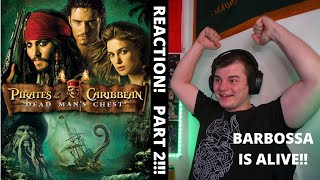 Pirates of the Caribbean Dead Mans Chest Reaction Part 2 BARBOSSA IS ALIVE [upl. by Amitak898]