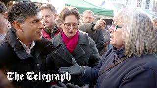 Rishi Sunak heckled by member of the public over state of NHS [upl. by Malloch]