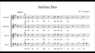 Jubilate Deo W A Mozart contralto studio [upl. by Ymled]