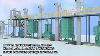 Soybean oil production line from soybean to crude edible oil production process [upl. by Berardo839]