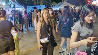 Phnom Penh City Night Tour  Relaxing Walk Cambodia 2023 [upl. by Attebasile]