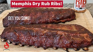 Dry Rub Ribs Smoker  Memphis Style Dry Ribs [upl. by Lawrence]