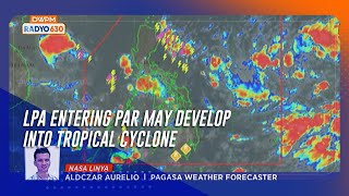 LPA entering PAR may develop into tropical cyclone  TeleRadyo Serbisyo [upl. by Bird]