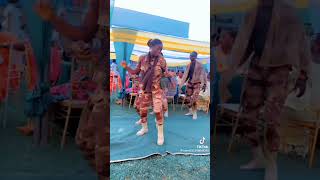 Ghana Prison Officers dancing Wedding trending [upl. by Nnylimaj601]