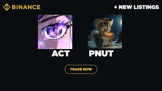 Peanut the Squirrel PNUT And Act I  The AI Prophecy ACT Price Analysis  Memecoins Super Cycle [upl. by Constantina]