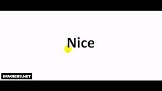 How to pronounce in French  Nice [upl. by Neidhardt]