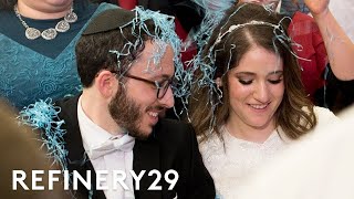 The Deep Meaning Behind An Orthodox Jewish Wedding  World Wide Wed  Refinery29 [upl. by Thurman]