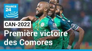 CAN2022  Première victoire des Comores en Coupe dAfrique des nations • FRANCE 24 [upl. by Onailimixam96]