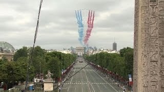 Frances Bastille Day marks WW1 centenary [upl. by Loats]